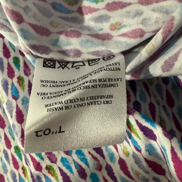 BERTIGO SHORT SLEEVE SHIRT DAIMON Bright Multicolor Pattern Men’s Size Large - Picture 12 of 13